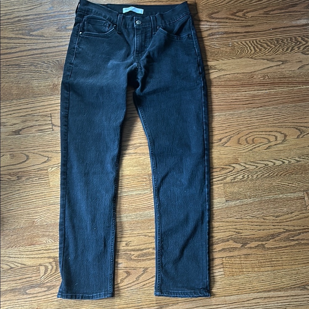 Men's Slim Black Signature Levi Strauss Jeans